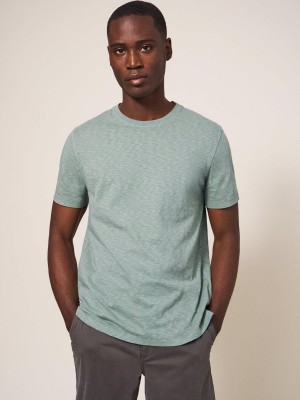 White Stuff Abersoch Short Sleeve Tee Dusty Green | 759062DKG