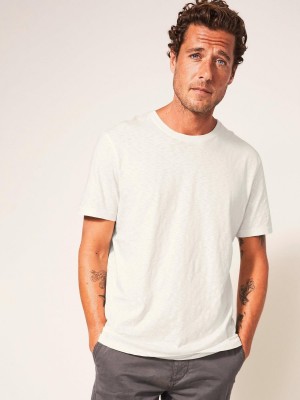 White Stuff Abersoch Short Sleeve Tee Natural White | 728694SDB