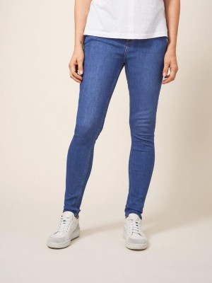 White Stuff Amelia Skinny Jeans Light Denim | 780124EVL