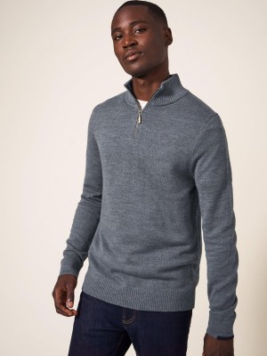 White Stuff Newport Merino Jumper Charcoal Grey | 194826ZPO