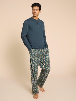 White Stuff Novelty Pj Trouser Blue Print | 430786KWX