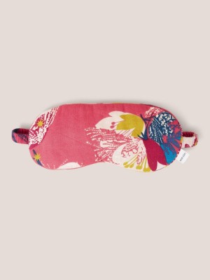 White Stuff Printed Reversible Eye Mask Pink Multi | 496285VFC