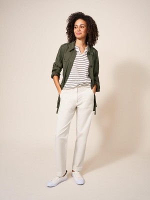 White Stuff Sadie Jacket Khaki Green | 176035NJG