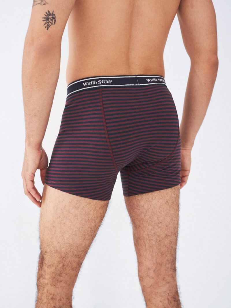 White Stuff 2 Pack Boxers Plain And Stripe Teal Multi | 574390XKA