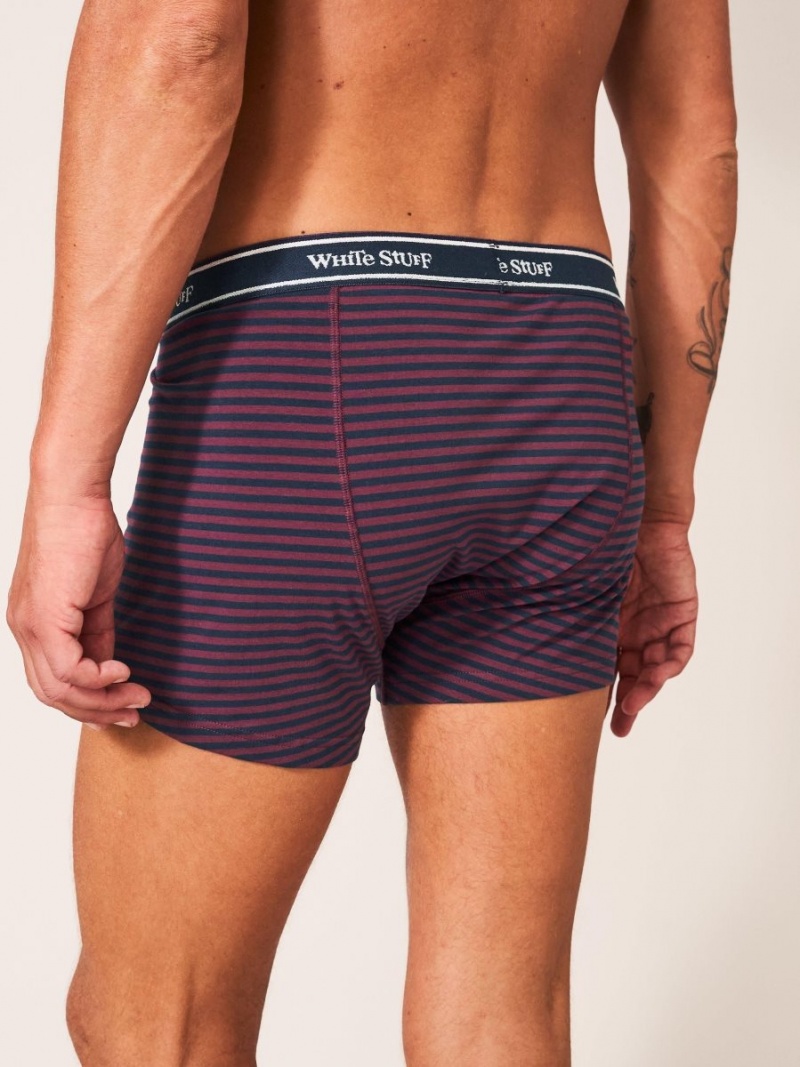 White Stuff 2 Pack Boxers Plain And Stripe Teal Multi | 574390XKA