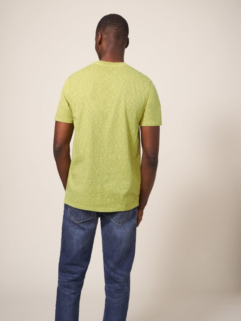 White Stuff Abersoch Short Sleeve Tee Bright Green | 698014ILF