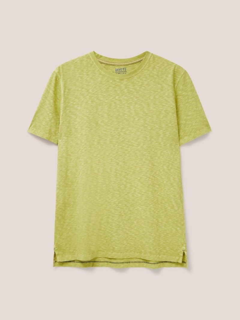 White Stuff Abersoch Short Sleeve Tee Bright Green | 698014ILF