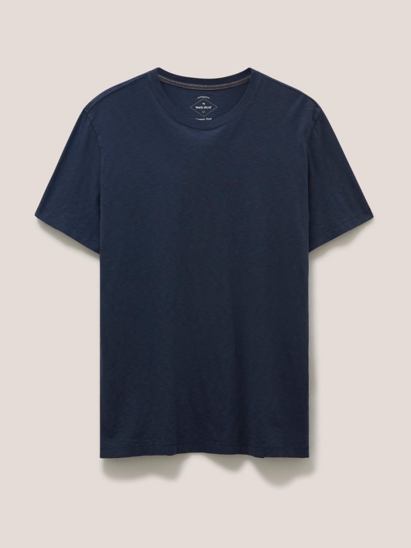 White Stuff Abersoch Short Sleeve Tee Dark Navy | 319826LKO