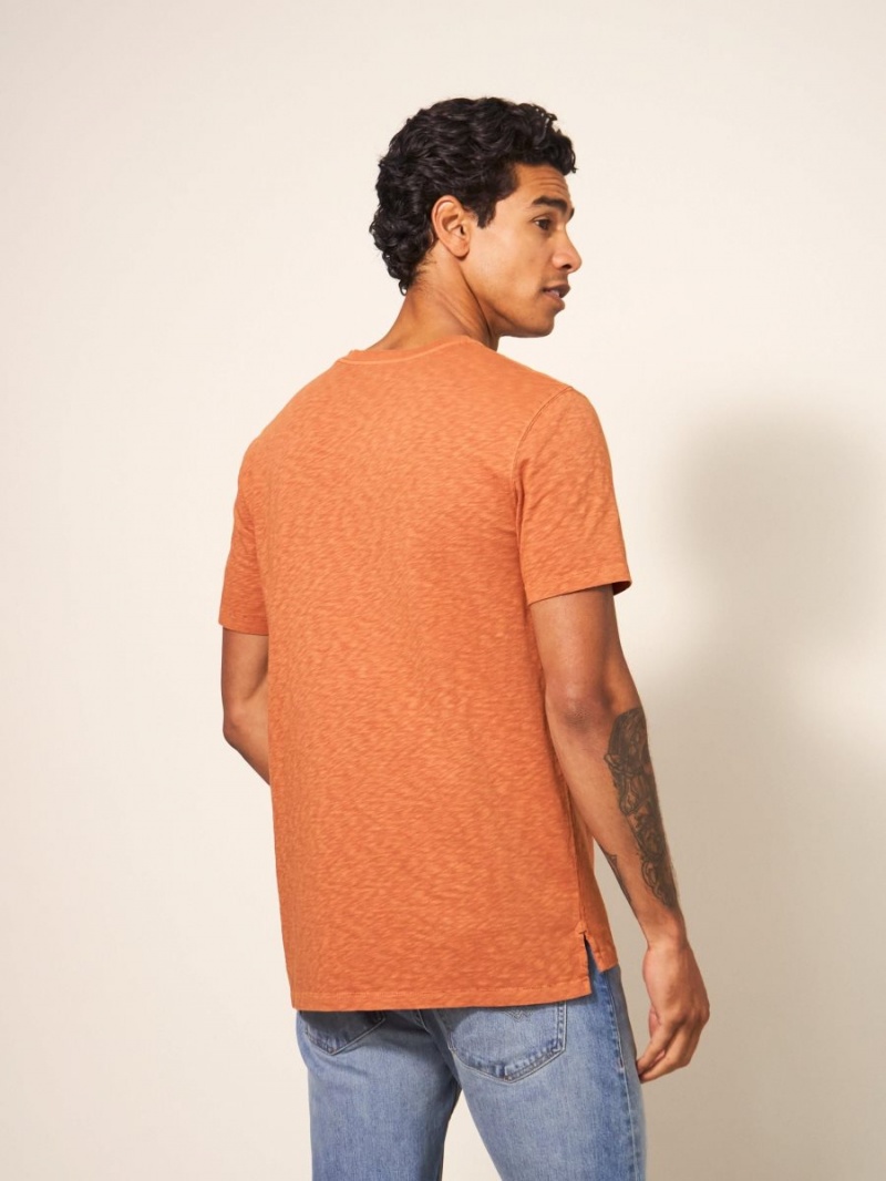 White Stuff Abersoch Short Sleeve Tee Dark Orange | 914628LSY