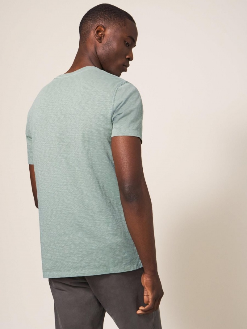 White Stuff Abersoch Short Sleeve Tee Dusty Green | 759062DKG