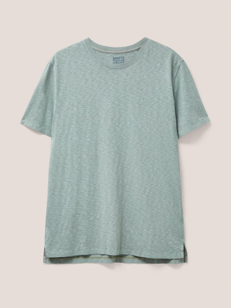 White Stuff Abersoch Short Sleeve Tee Dusty Green | 759062DKG