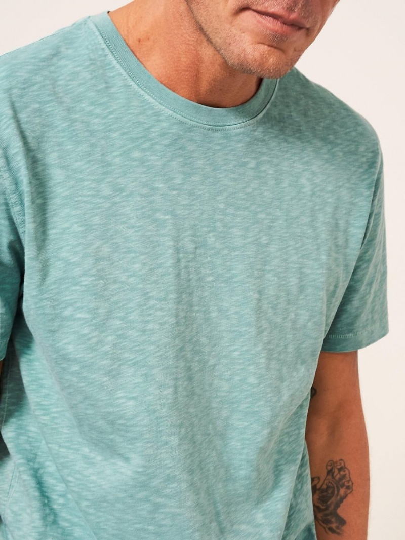 White Stuff Abersoch Short Sleeve Tee Mint Green | 467280BWN