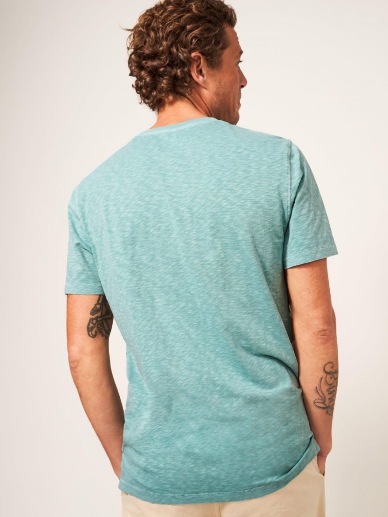 White Stuff Abersoch Short Sleeve Tee Mint Green | 467280BWN