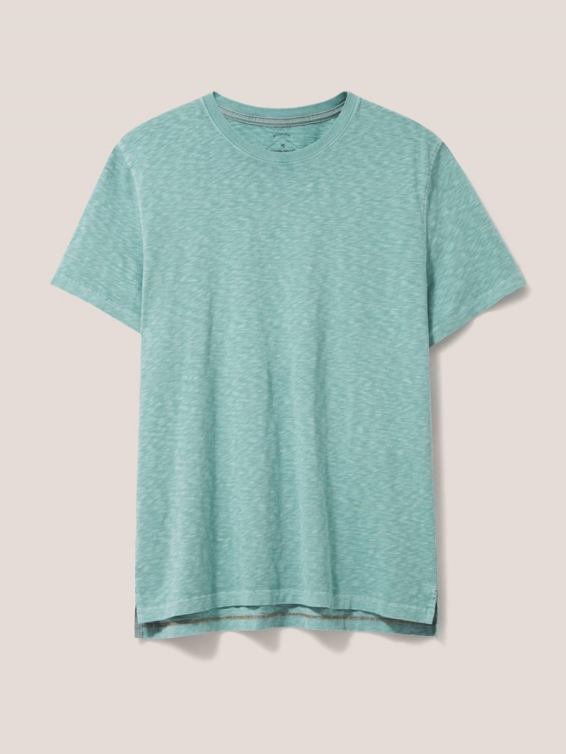 White Stuff Abersoch Short Sleeve Tee Mint Green | 467280BWN