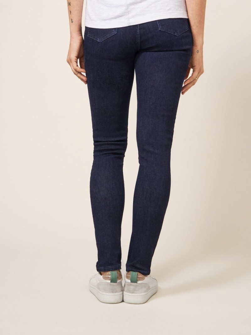 White Stuff Amelia Skinny Jeans Dk Denim | 094738HOR