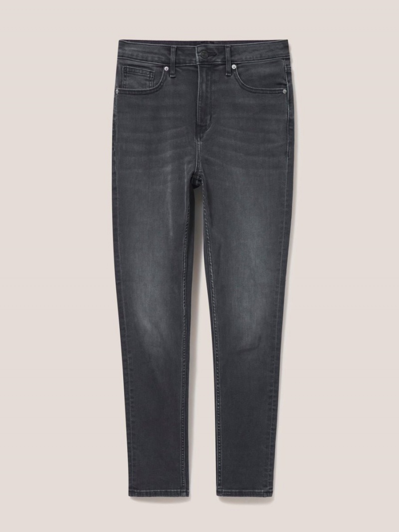 White Stuff Amelia Skinny Leg Jeans Charcoal Grey | 538124IRK