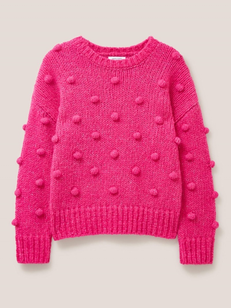 White Stuff Bobble Jumper Bright Pink | 186732PSF