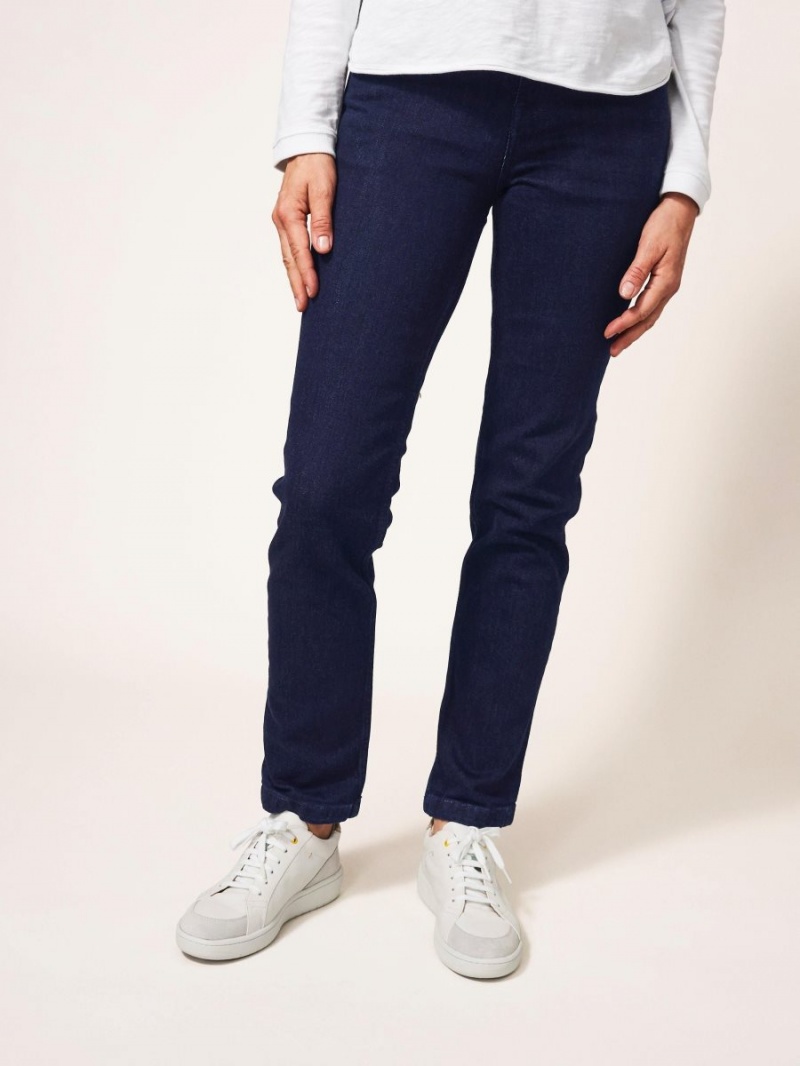 White Stuff Brooke Straight Jeans Dk Denim | 094532MDW