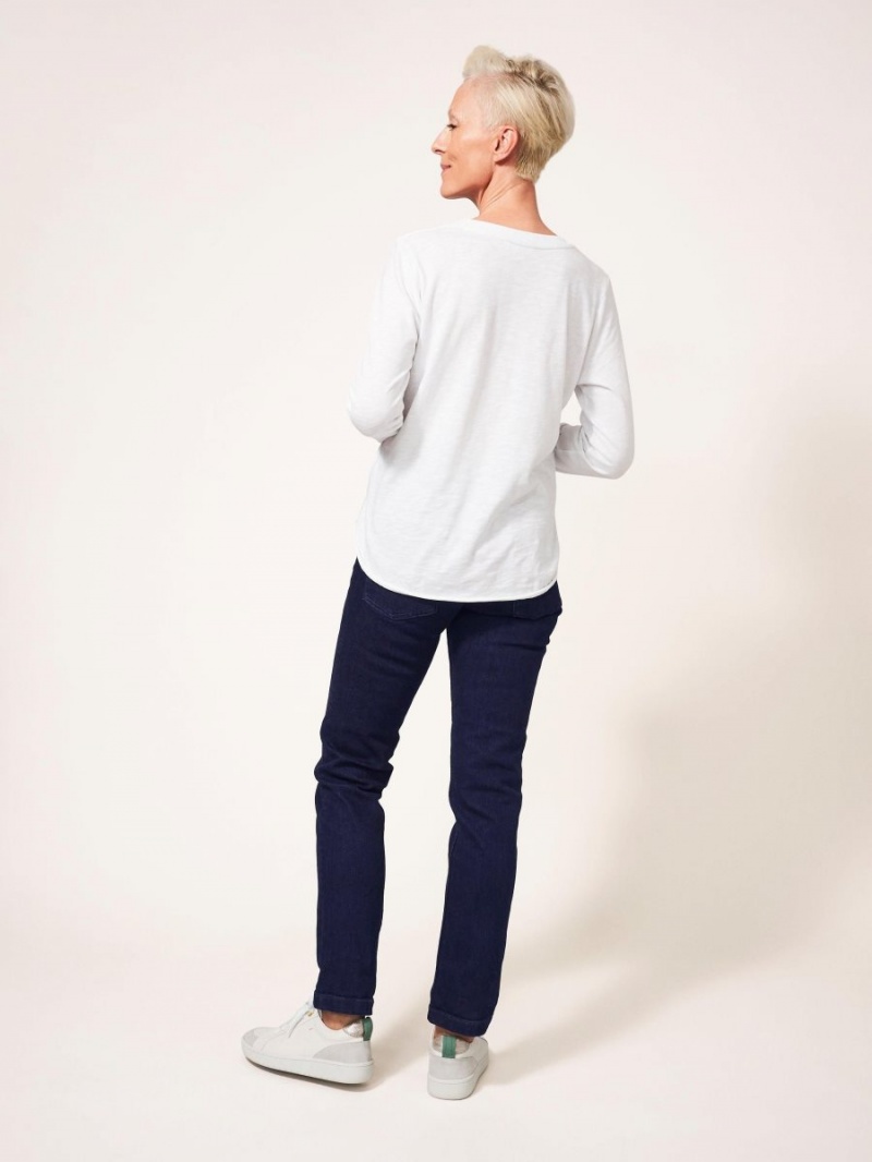 White Stuff Brooke Straight Jeans Dk Denim | 094532MDW