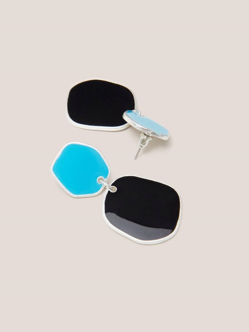 White Stuff Calia Enamel Earring Blue Multi | 825419WMC