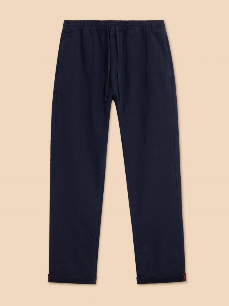 White Stuff Dempsey Drawstring Trouser Dark Navy | 314280XHI