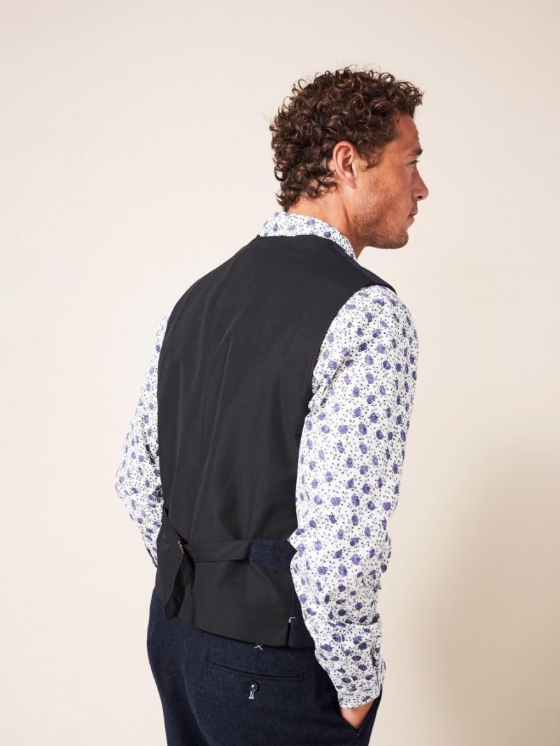 White Stuff Heath Regular Fit Waistcoat Dark Navy | 480953NBC