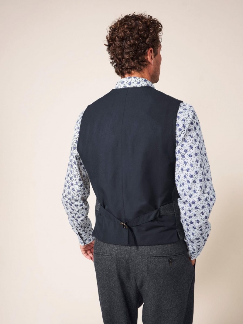 White Stuff Heath Waistcoat Charcoal Grey | 063519ZGN