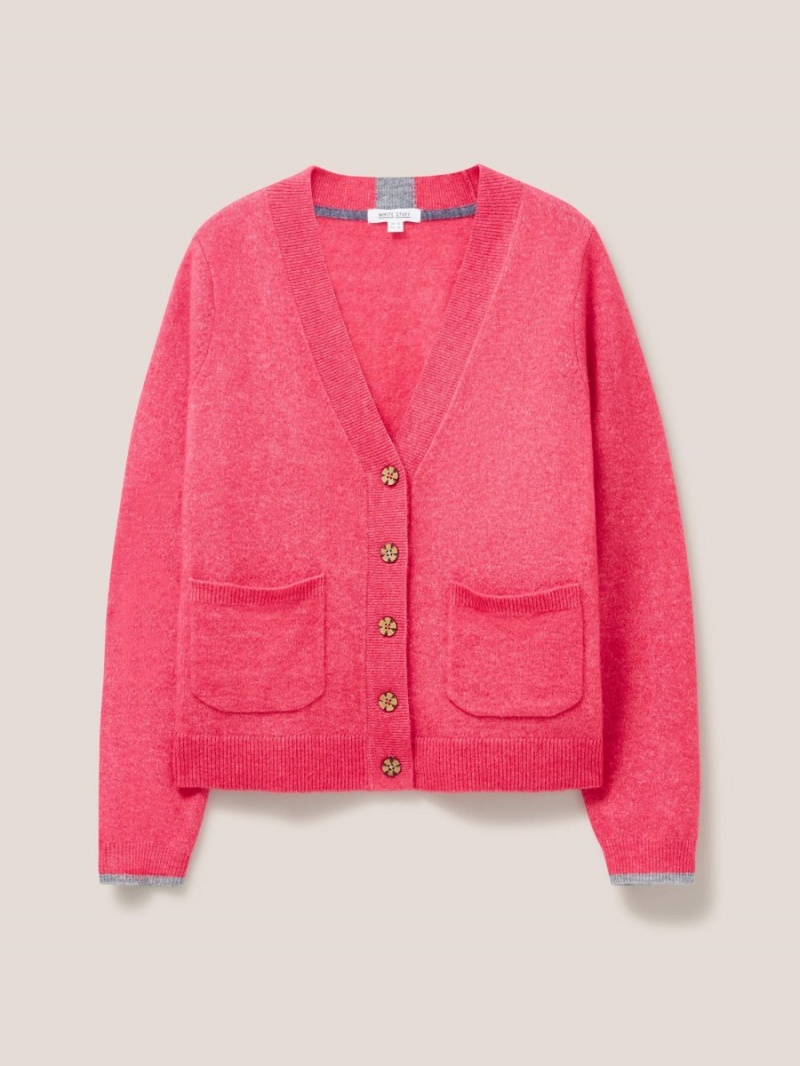 White Stuff Jamie Cardi Bright Pink | 650724RIY