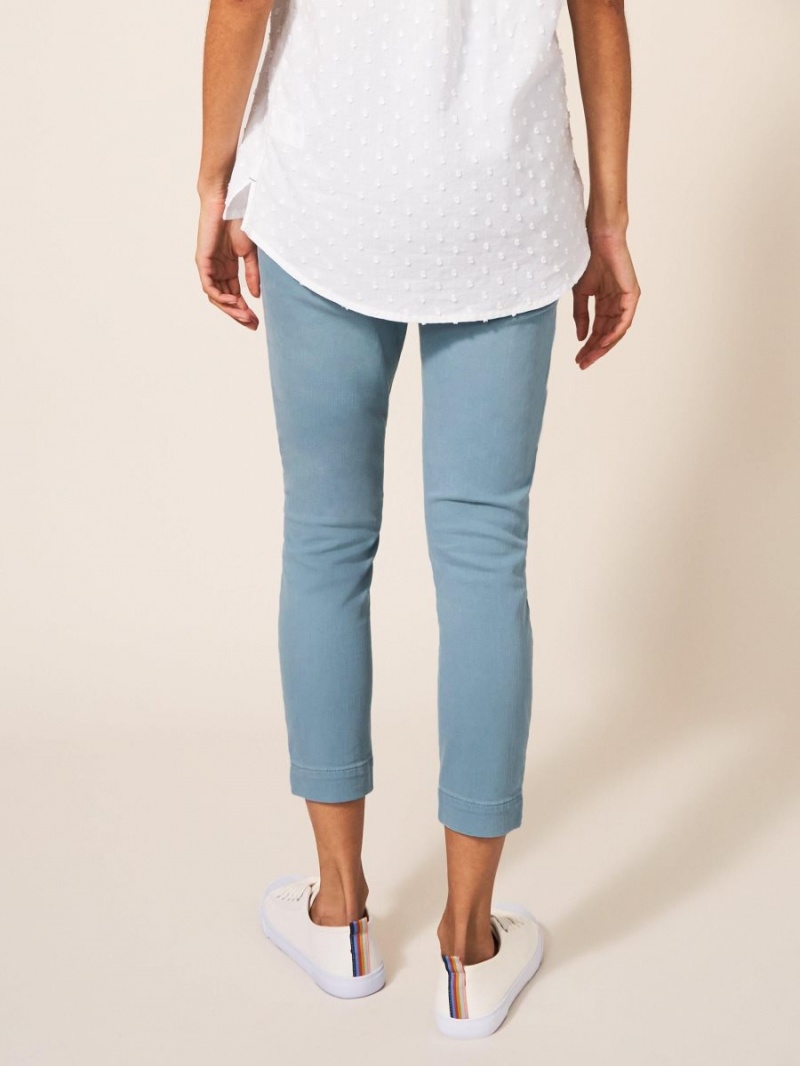 White Stuff Janey Cropped Jegging Mid Teal | 078216GWC