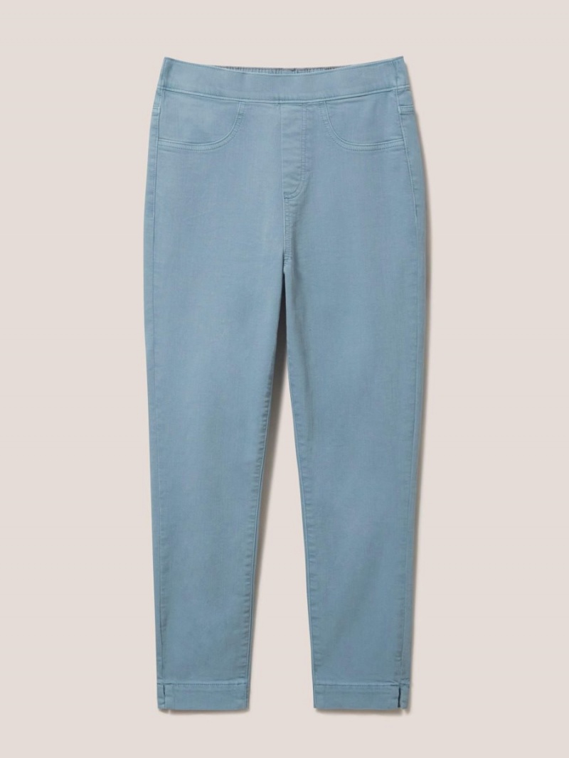 White Stuff Janey Cropped Jegging Mid Teal | 078216GWC