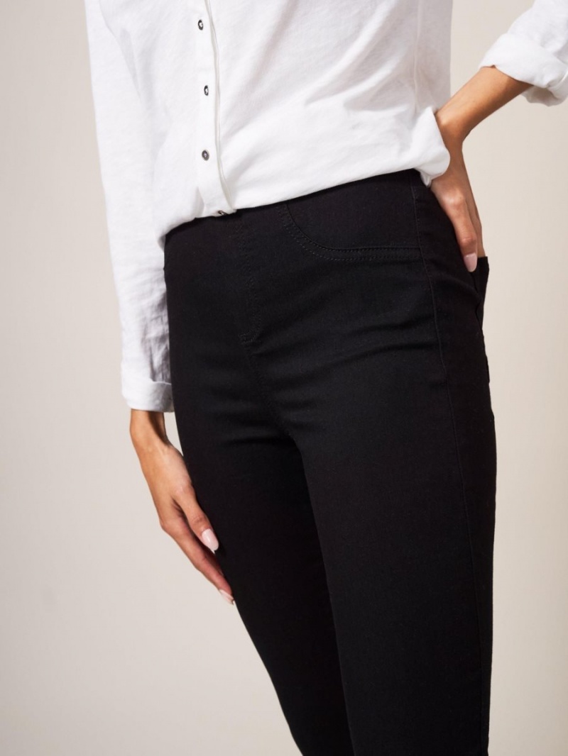 White Stuff Janey Jegging Pure Black | 140276XVT