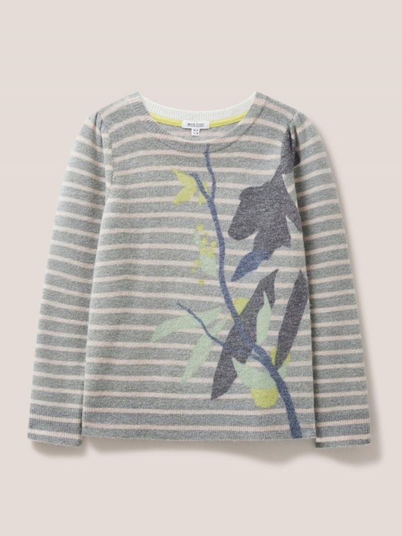 White Stuff Julie Jumper Grey Multi | 806921CZR