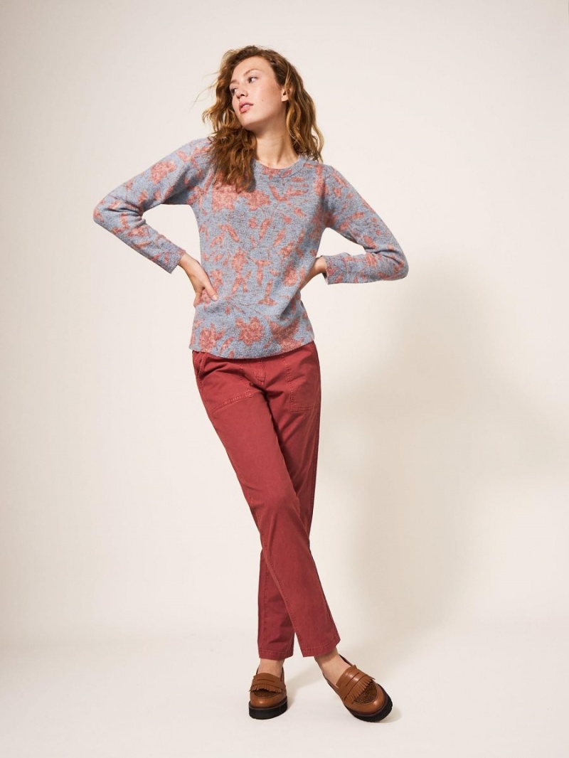 White Stuff Julie Jumper Red Multi | 659437BHX