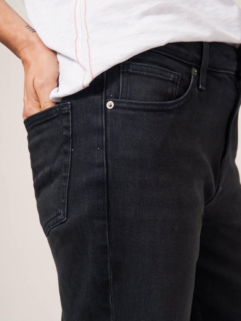 White Stuff Katy Relaxed Slim Jeans Washed Black | 912045ZTR