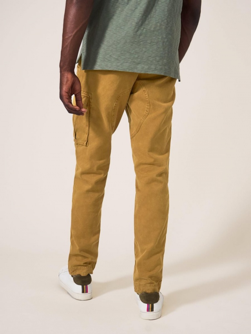 White Stuff Kegworth Organic Cargo Trouser Dark Tan | 450698GEM