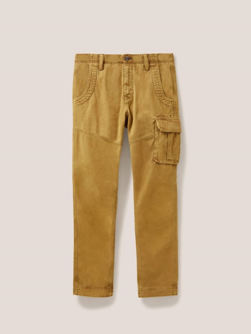 White Stuff Kegworth Organic Cargo Trouser Dark Tan | 450698GEM