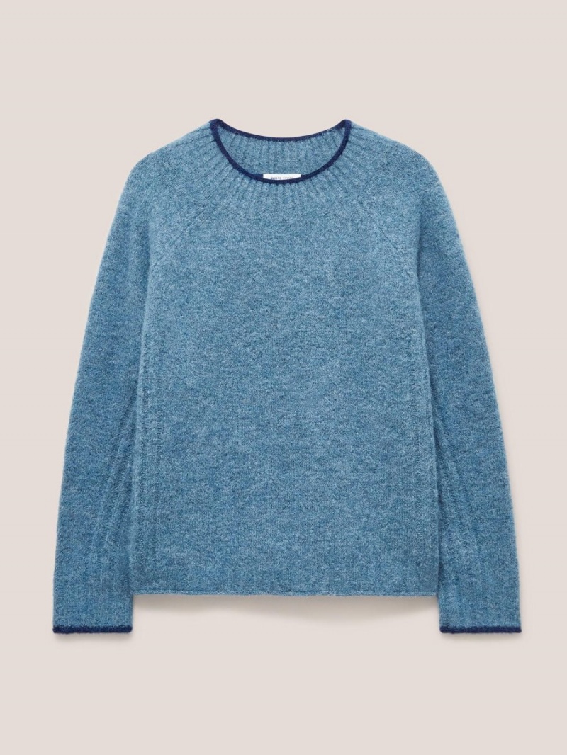 White Stuff Medway Jumper Mid Blue | 108946AZD