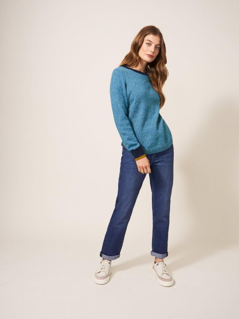 White Stuff Natalie Nep Jumper Light Blue | 635192SCB