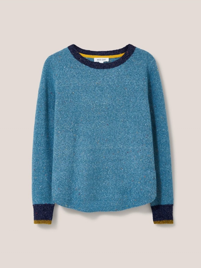 White Stuff Natalie Nep Jumper Light Blue | 635192SCB