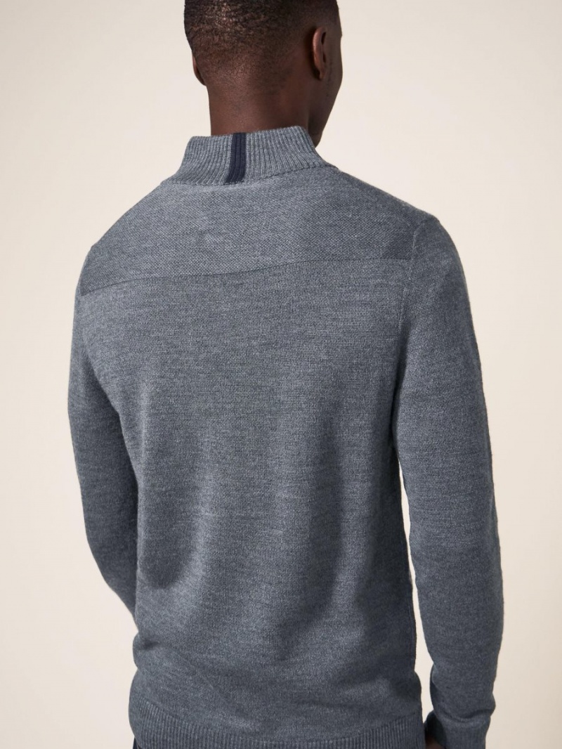 White Stuff Newport Merino Jumper Charcoal Grey | 194826ZPO