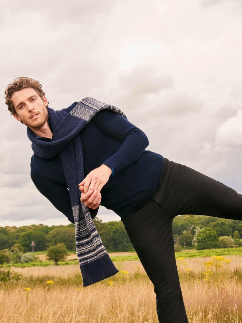 White Stuff Newport Merino Jumper Dark Navy | 269703ASK