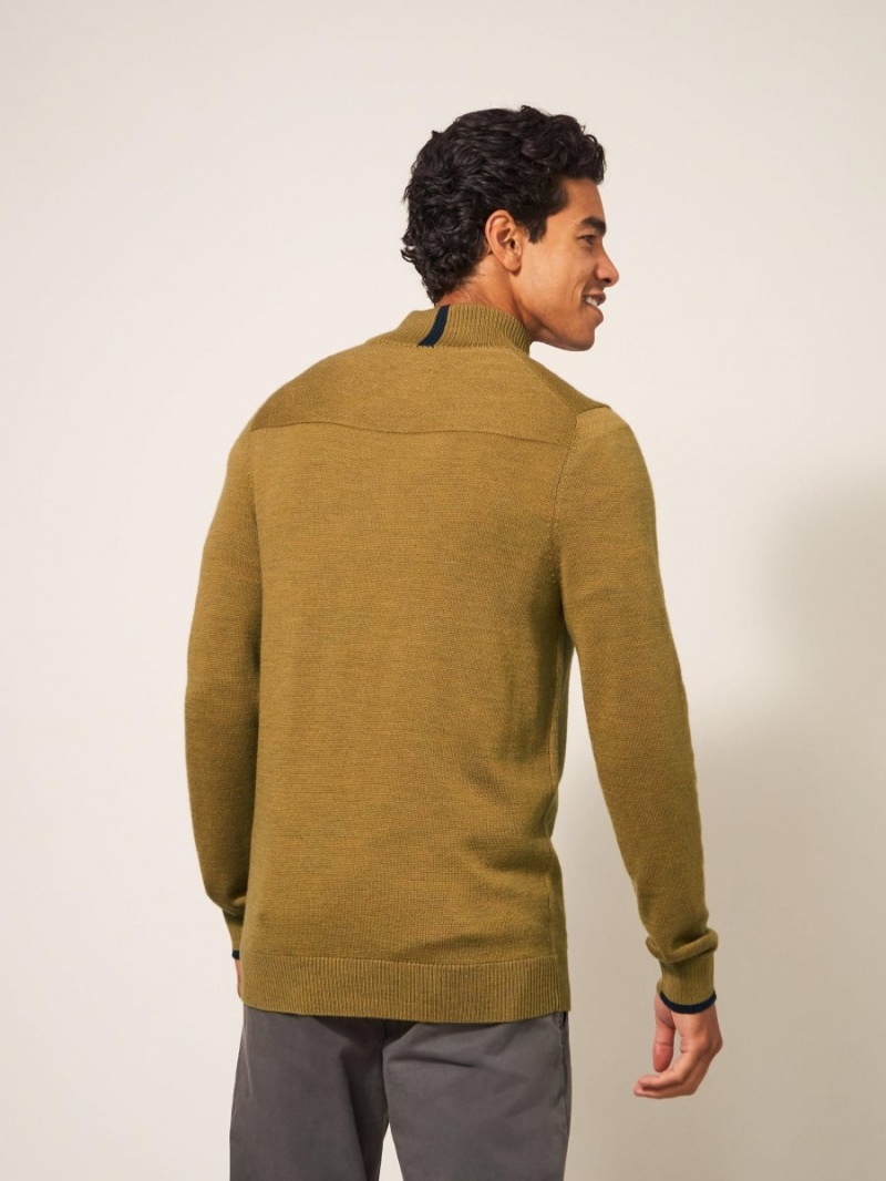 White Stuff Newport Merino Jumper Mid Green | 102576IEV