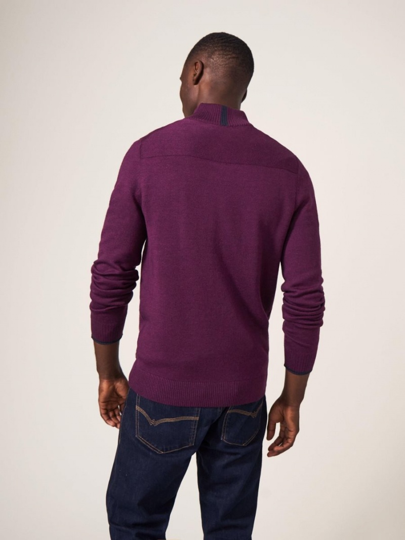 White Stuff Newport Merino Jumper Mid Plum | 452918SRL