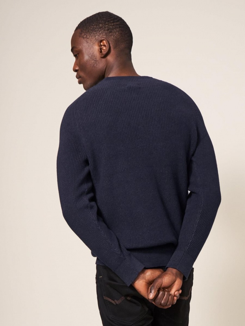 White Stuff Pentire Crew Dark Navy | 368570XAV