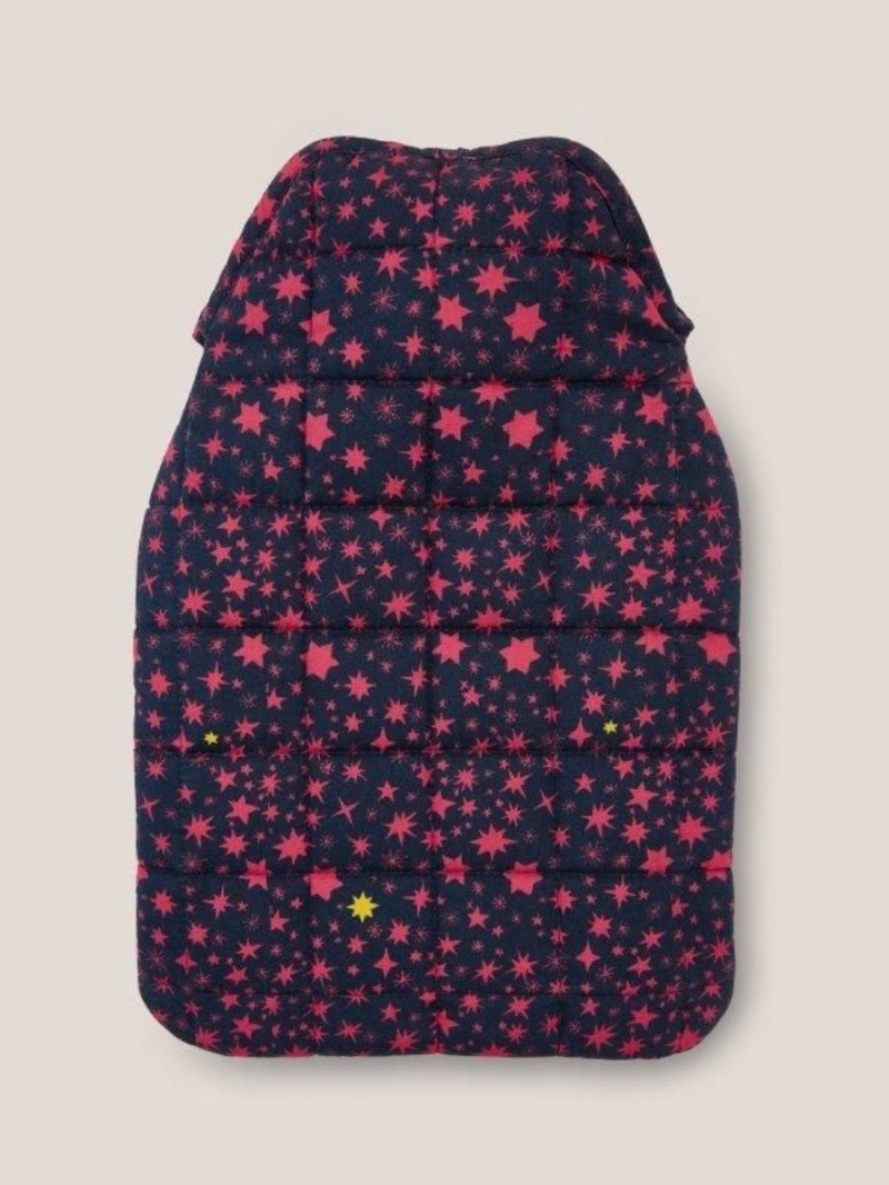 White Stuff Reversible Hot Water Bottle Navy Multi | 509721GBM