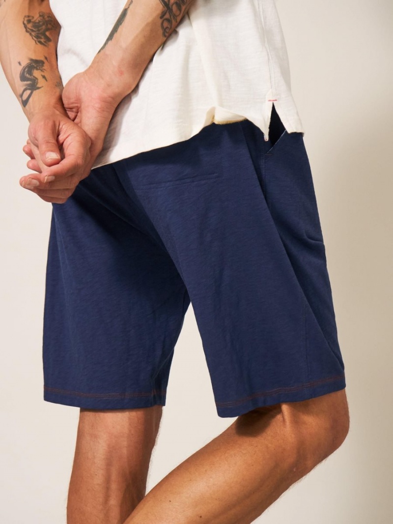 White Stuff Robbie Jersey Short French Navy | 853672THW