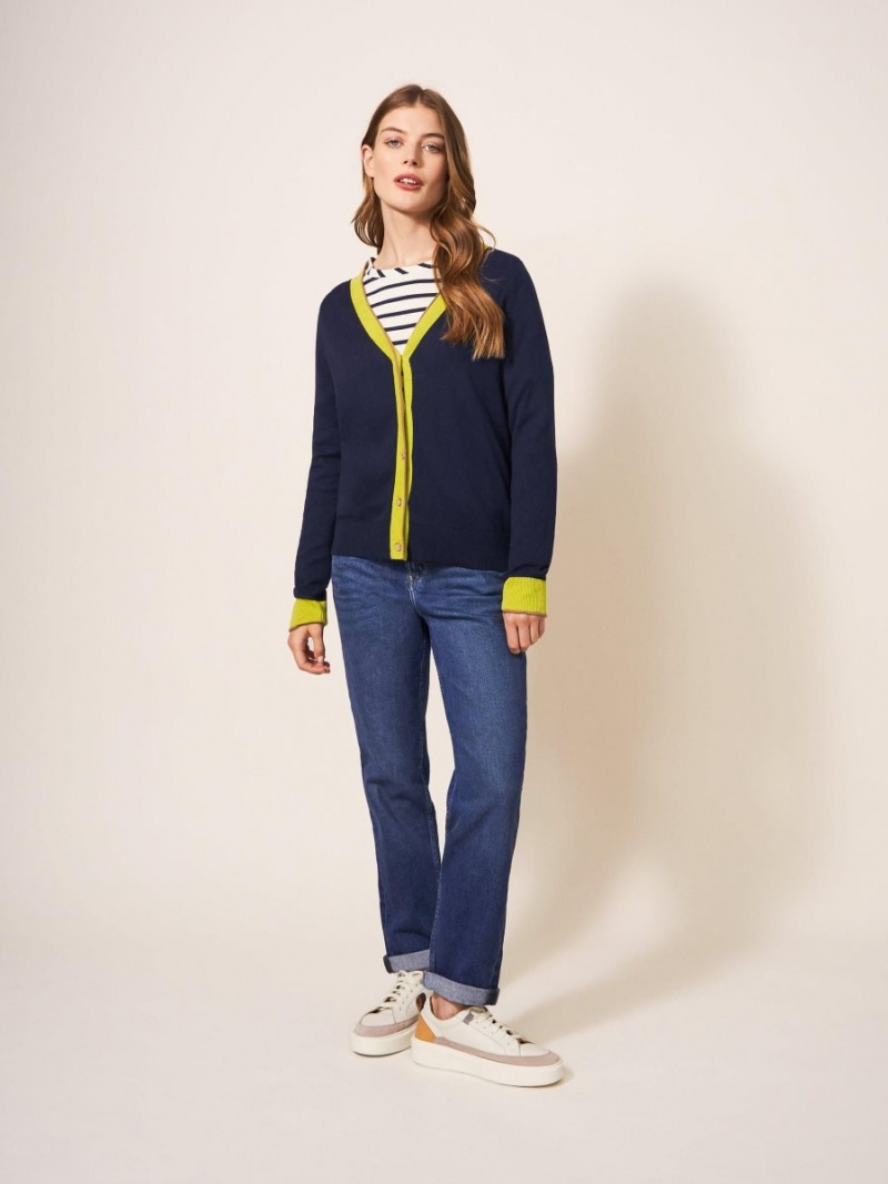 White Stuff Sally Smart Cardi Dark Navy | 395871HKO