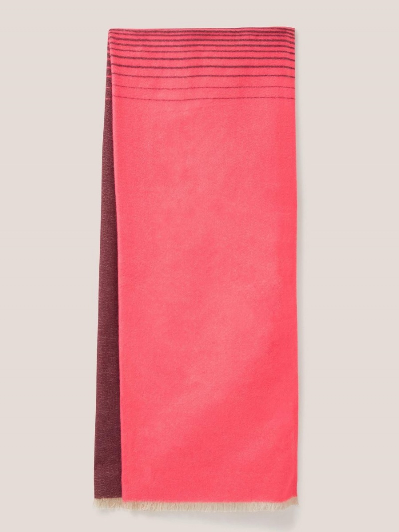 White Stuff Selma Midweight Scarf Bright Pink | 895617XUZ