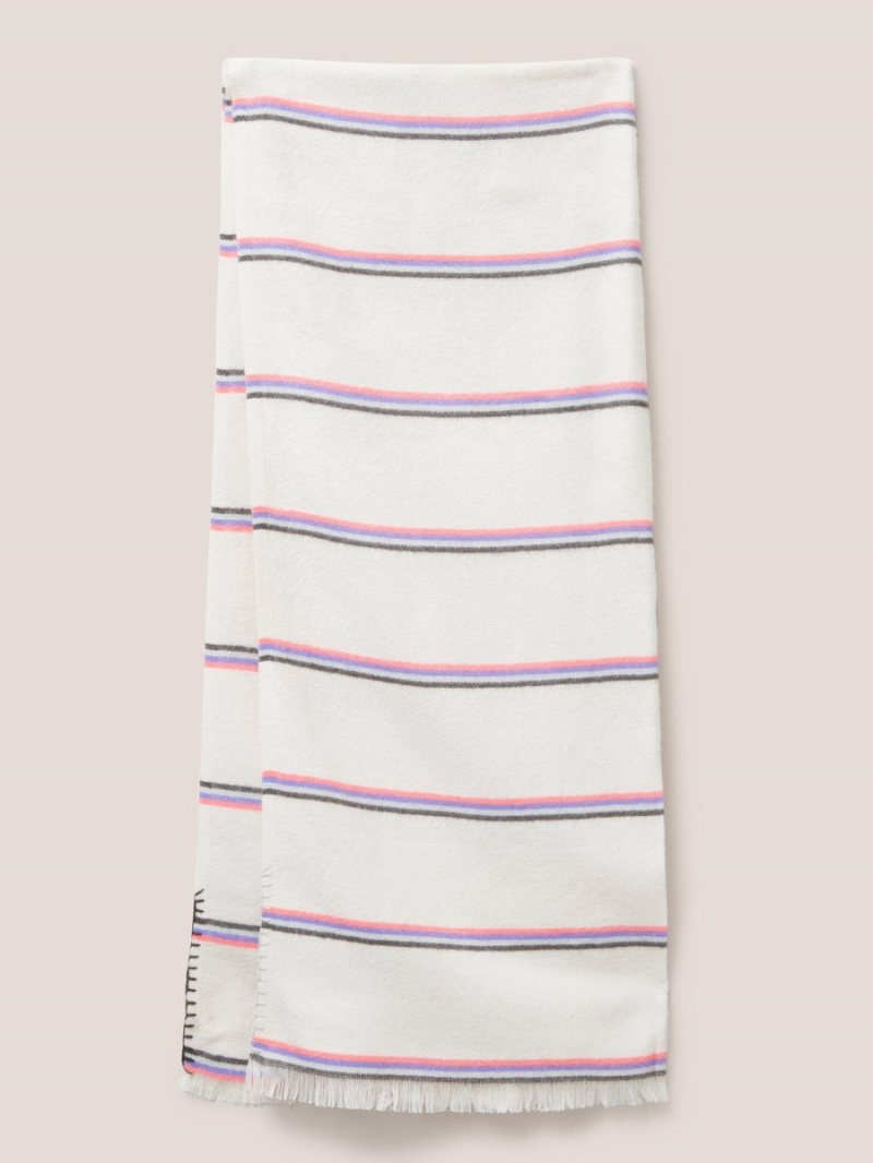 White Stuff Selma Midweight Scarf Pink Multi | 720385WJA