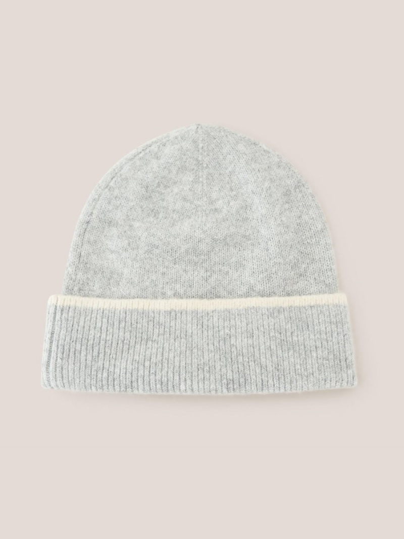 White Stuff Sienna Knit Beanie Grey Multi | 970423JHE